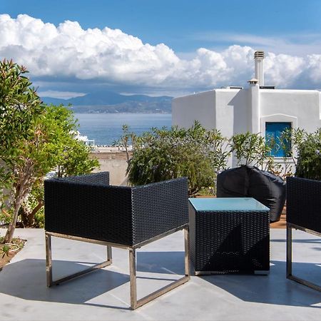 Vila Just Blue With Amazing Sea Views In Piso Livadi Exteriér fotografie