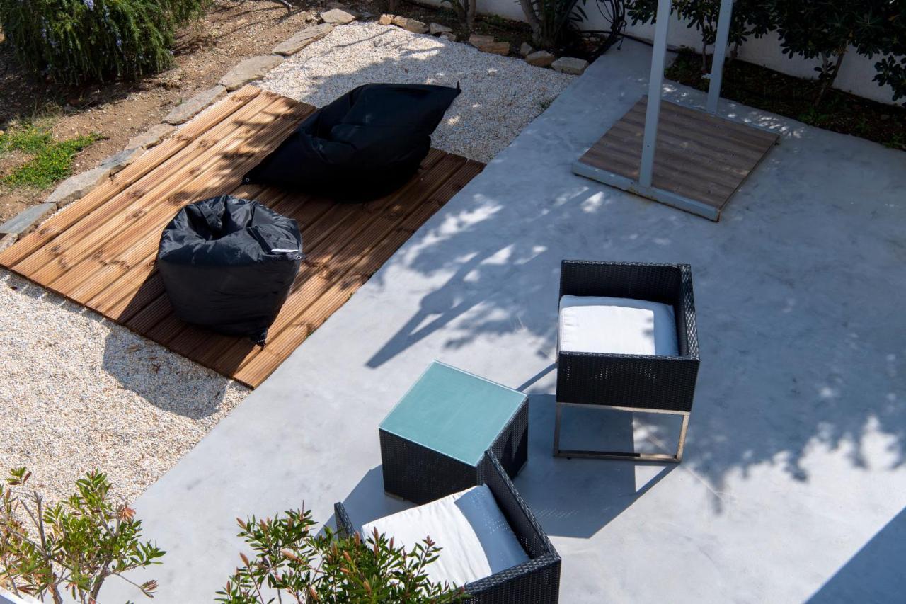 Vila Just Blue With Amazing Sea Views In Piso Livadi Exteriér fotografie