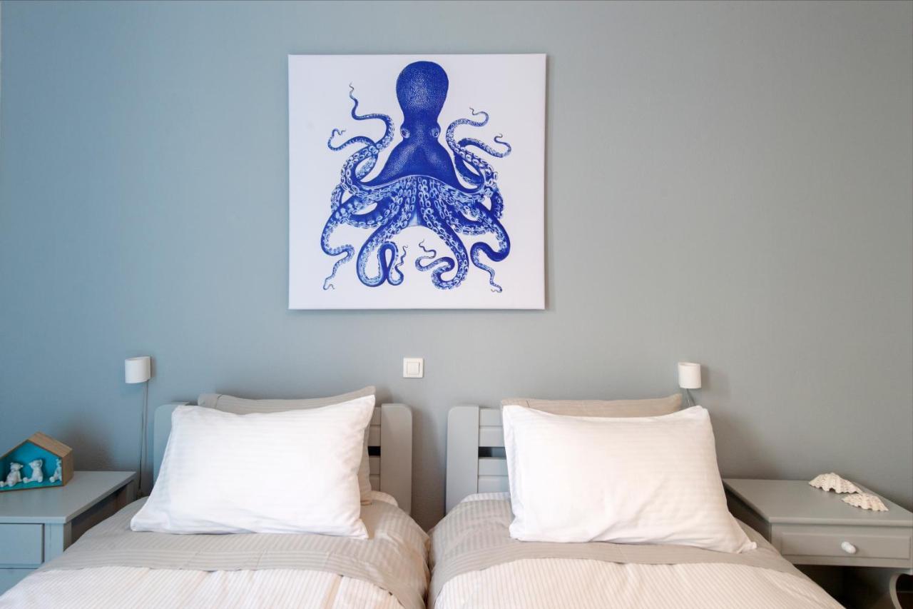 Vila Just Blue With Amazing Sea Views In Piso Livadi Exteriér fotografie