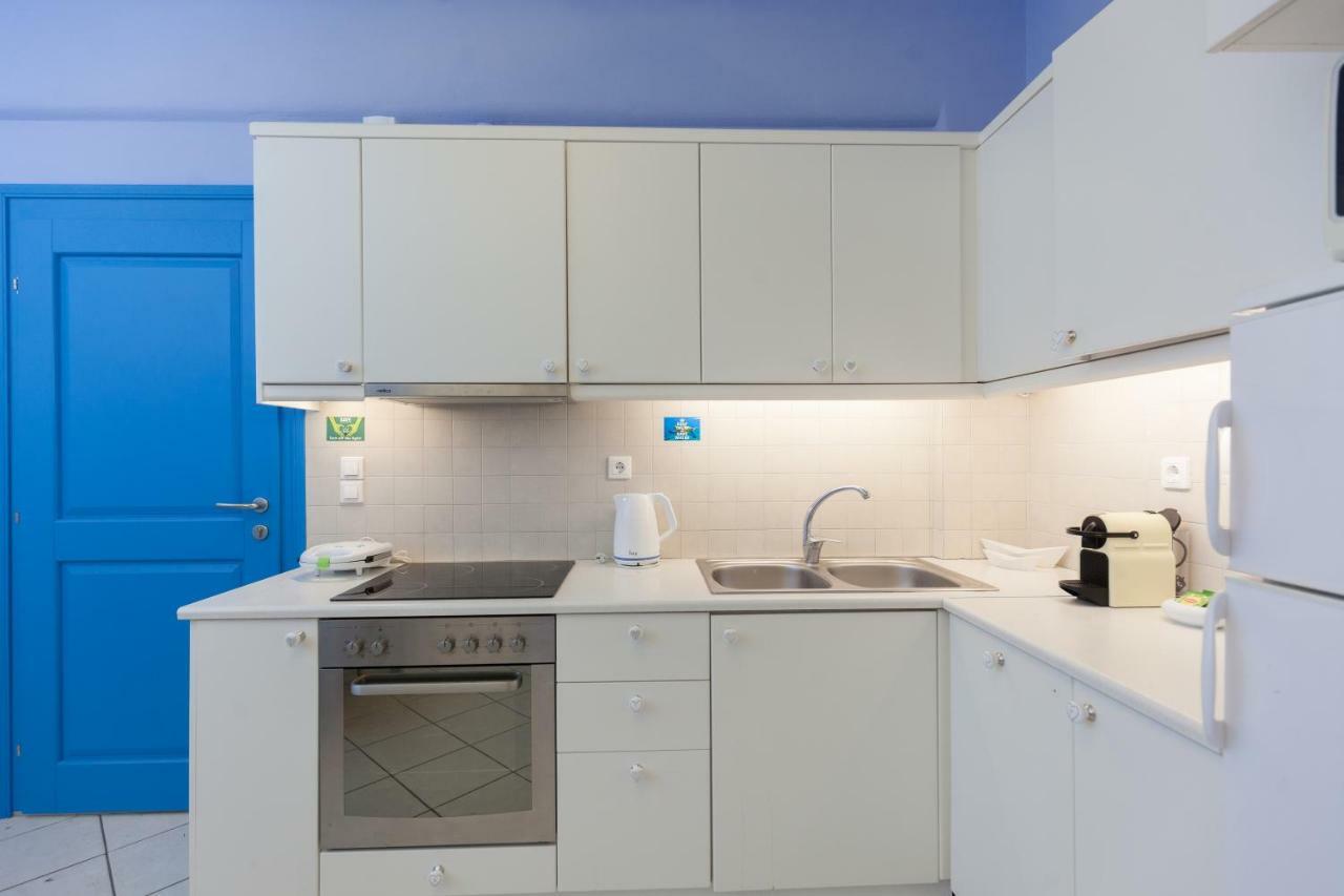 Vila Just Blue With Amazing Sea Views In Piso Livadi Exteriér fotografie