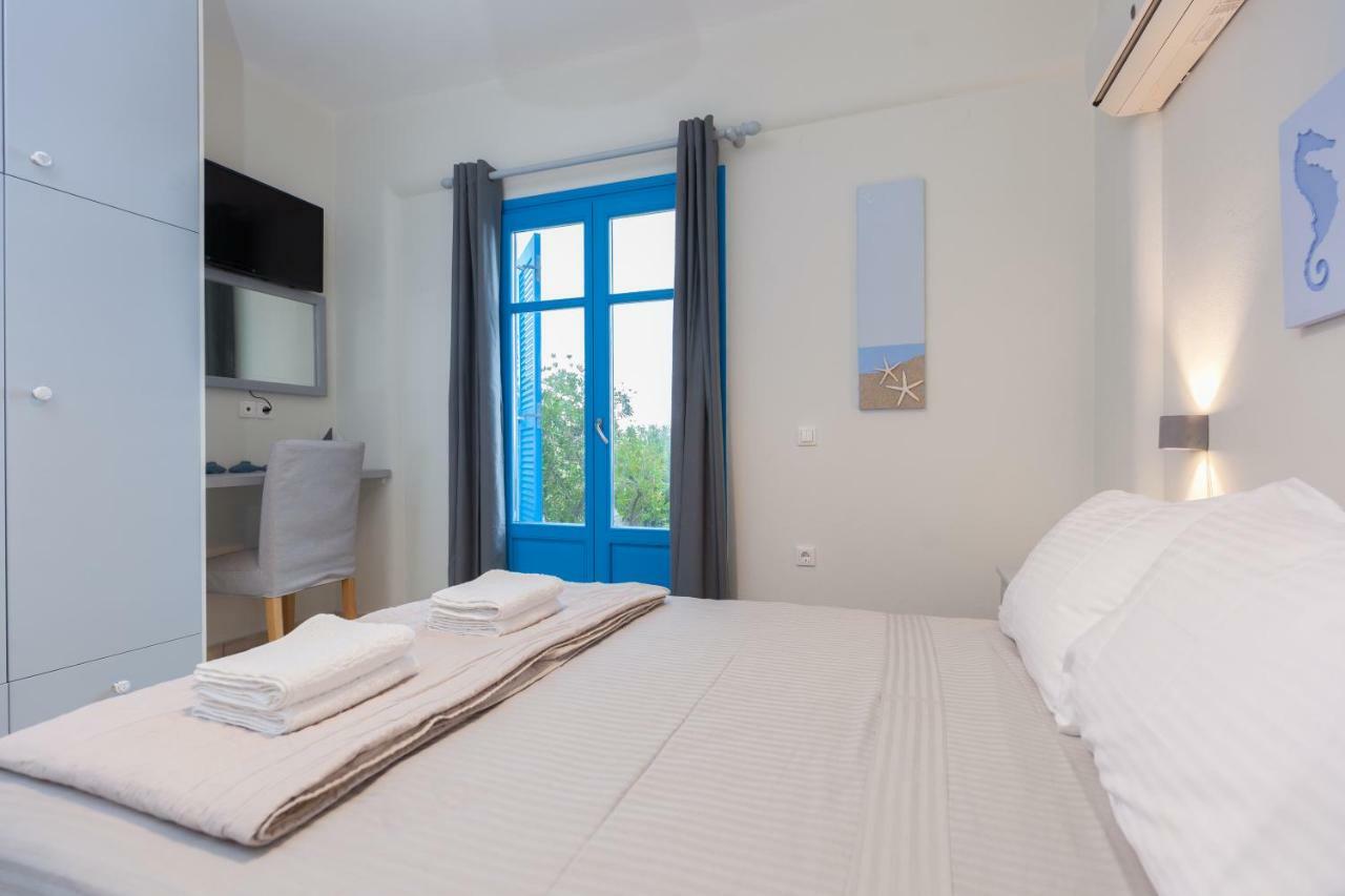 Vila Just Blue With Amazing Sea Views In Piso Livadi Exteriér fotografie