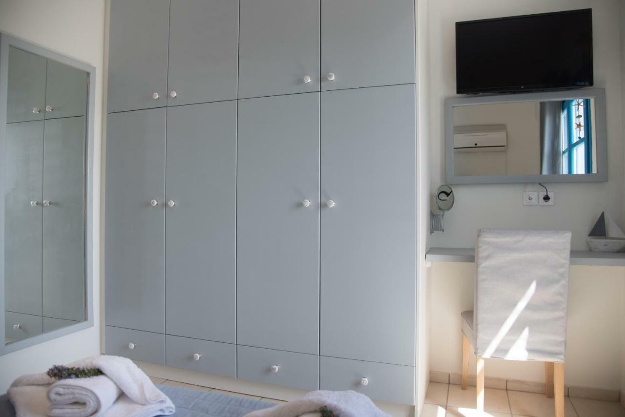 Vila Just Blue With Amazing Sea Views In Piso Livadi Exteriér fotografie