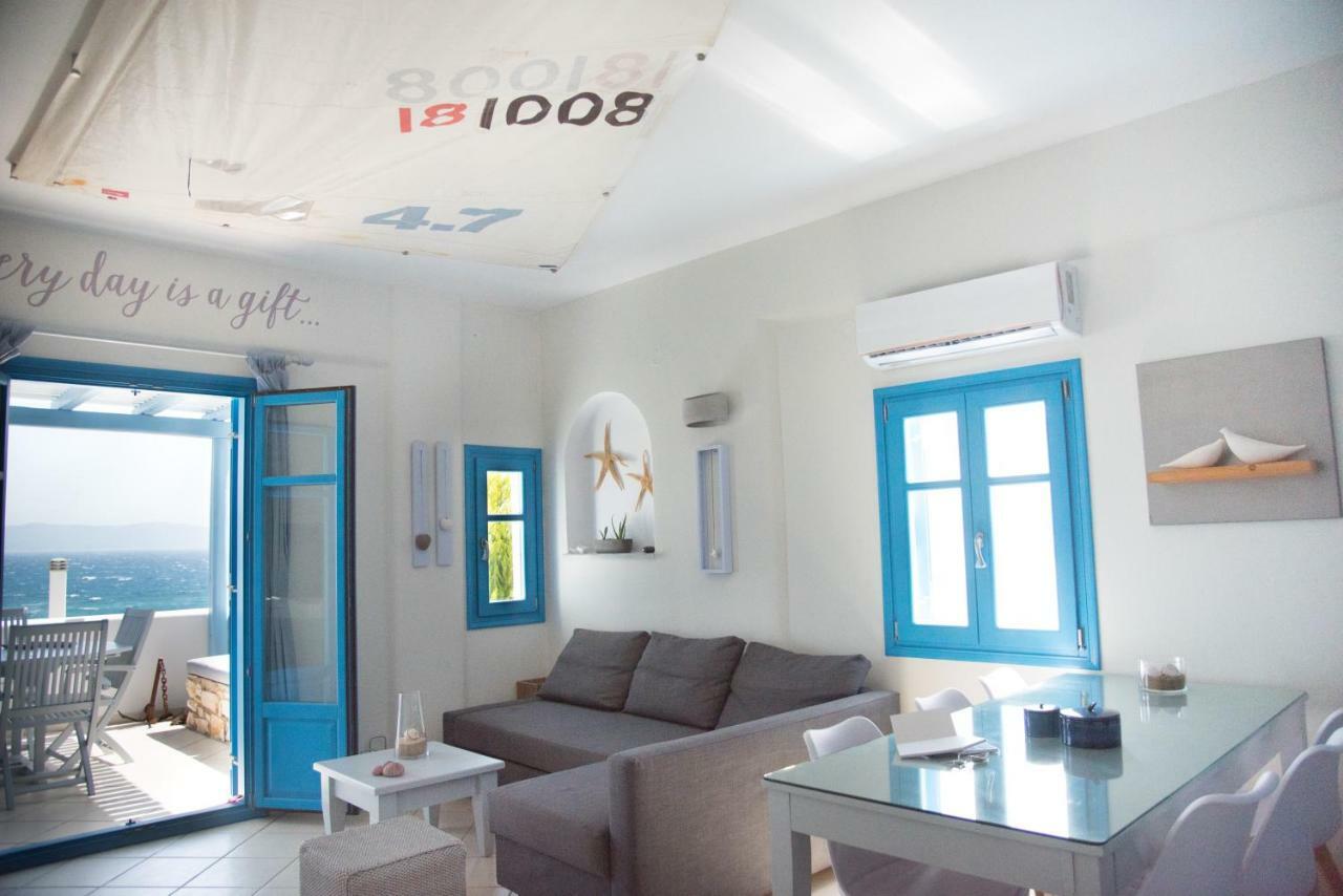 Vila Just Blue With Amazing Sea Views In Piso Livadi Exteriér fotografie