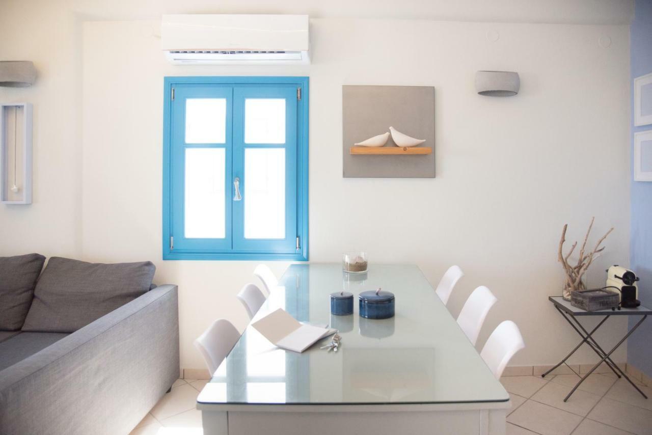 Vila Just Blue With Amazing Sea Views In Piso Livadi Exteriér fotografie